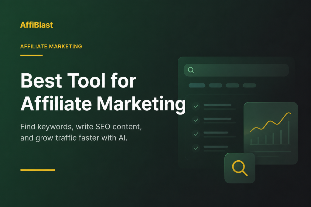 Best Tool for Affiliate Marketing