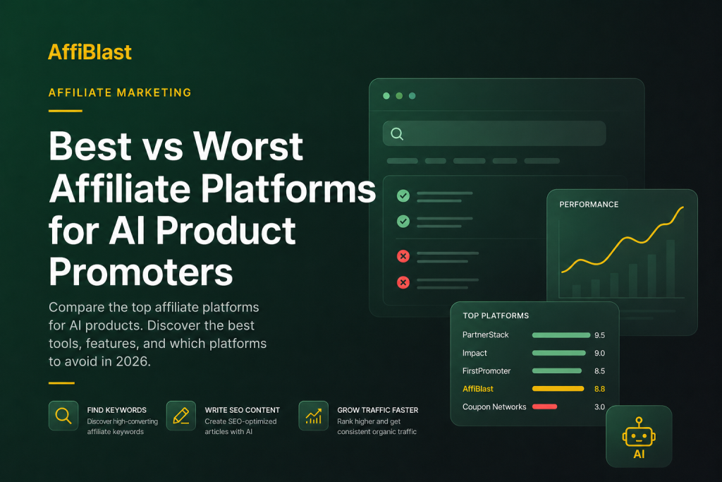 best affiliate platforms for ai products
